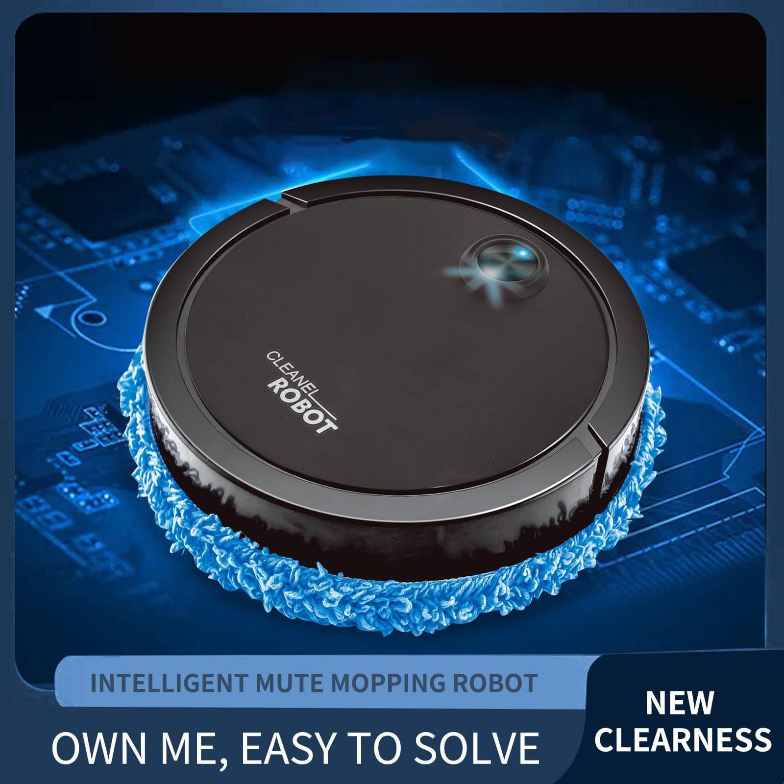 Smart Mopping Robot, Wet Dry Mopping Vacuum Cleaner, Intelligent