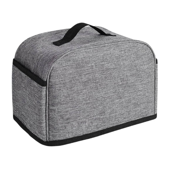 Toaster Cover with Two Pockets, Dust Cover for Kitchen Counter and Cabinet Storage