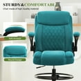 thumbnail image 5 of JONPONY Tall Office Chair for Standing Desk, Ergonomic High Office Chair with Adjustable Foot Ring, Flip-Up Armrests, Lumbar Support for Home office ,Blue, 5 of 12