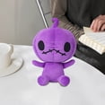 thumbnail image 4 of Kripyery Halloween Pumpkin Plush Doll Toy Super Soft Luminous Ghost Pumpkin Plushies Sofa Pillow Ornament Funny Colorful Pumpkin Stuffed Toy Home Party Decoration Halloween Gift, 4 of 8
