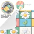 thumbnail image 2 of Yayeee Dish Drying Mat for Kitchen Counter 16"x18" Microfiber Absorbent Pad, Daisy Mosaic, 2 of 7