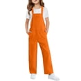 thumbnail image 2 of Mercatoo Boy's Girl's Straight Leg Jumpsuit Loose Fit Casual Bib Overalls Sleeveless Multi Color Kid's Toddlers with Pockets Overalls, 2 of 6