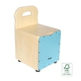 thumbnail image 6 of Stagg Kid's Cajon with Backrest Blue, 6 of 7