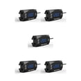 thumbnail image 3 of relayinert Motorcycle Voltmeter LED Display DC Voltage Meter Portable Fixing Carrying Bright Time Volt Gauge Outdoor Detector Blue Light 5Set, 3 of 6