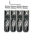 thumbnail image 1 of Milaget A Set of 4PCS Single Individual Bridge w/ Screws for 4 String Electric Bass black, 1 of 7
