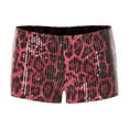 thumbnail image 4 of Valueadd Women's Leopard Print Sequins High Waist Tight Hot Girl Hottie Shorts Shorts for Women, 4 of 8