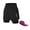 Black, variant on Women's Padded Cycling Shorts High Waist with Pockets, Padded Bike Shorts for Women, 16mm Breathable Sponge Chamois, YKK Zip Phone Storage