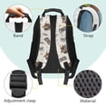 thumbnail image 4 of Bulopur Blue Highland Cow Bow Kids Backpack Set 4 Pcs Fashion Farm Book Bag with Lunch Bag, Pencil Case and Water Bottle Cover for Farm Lover Elementary Girls Ages 6-12, 4 of 8