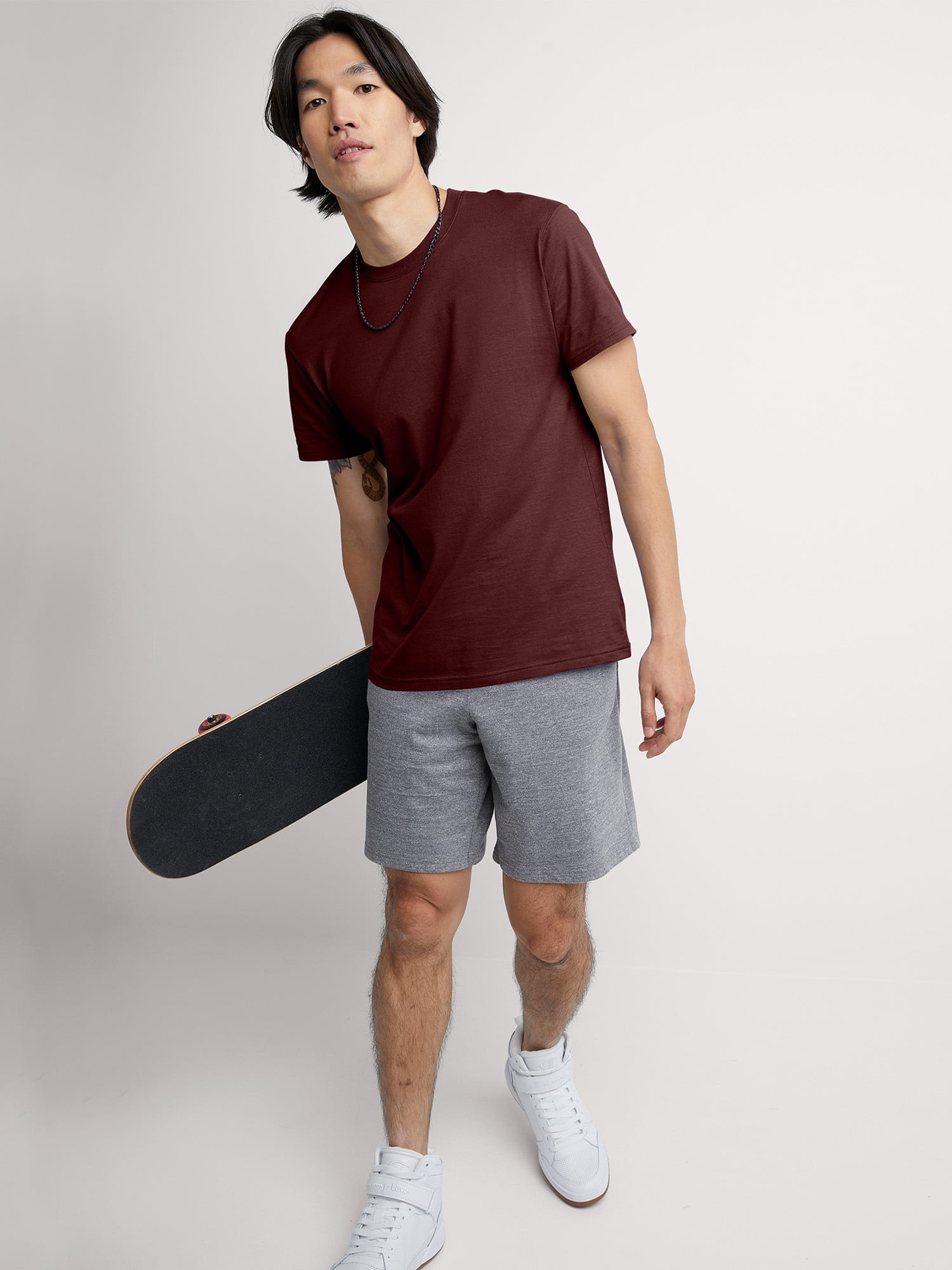 Hanes Originals Men's Lightweight Cotton Short Sleeve Crewneck T-Shirt, Sizes S-3XL