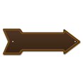 thumbnail image 1 of SignMission P-ARROW-999934 6 x 18 in. Wide Brown Arrow Sign, 1 of 1
