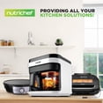 thumbnail image 7 of 5.5 Liter Air Fryer - 5.8QT Customized Digital Display Electric Oil Free Cooker with Transparent Window (White), 7 of 7