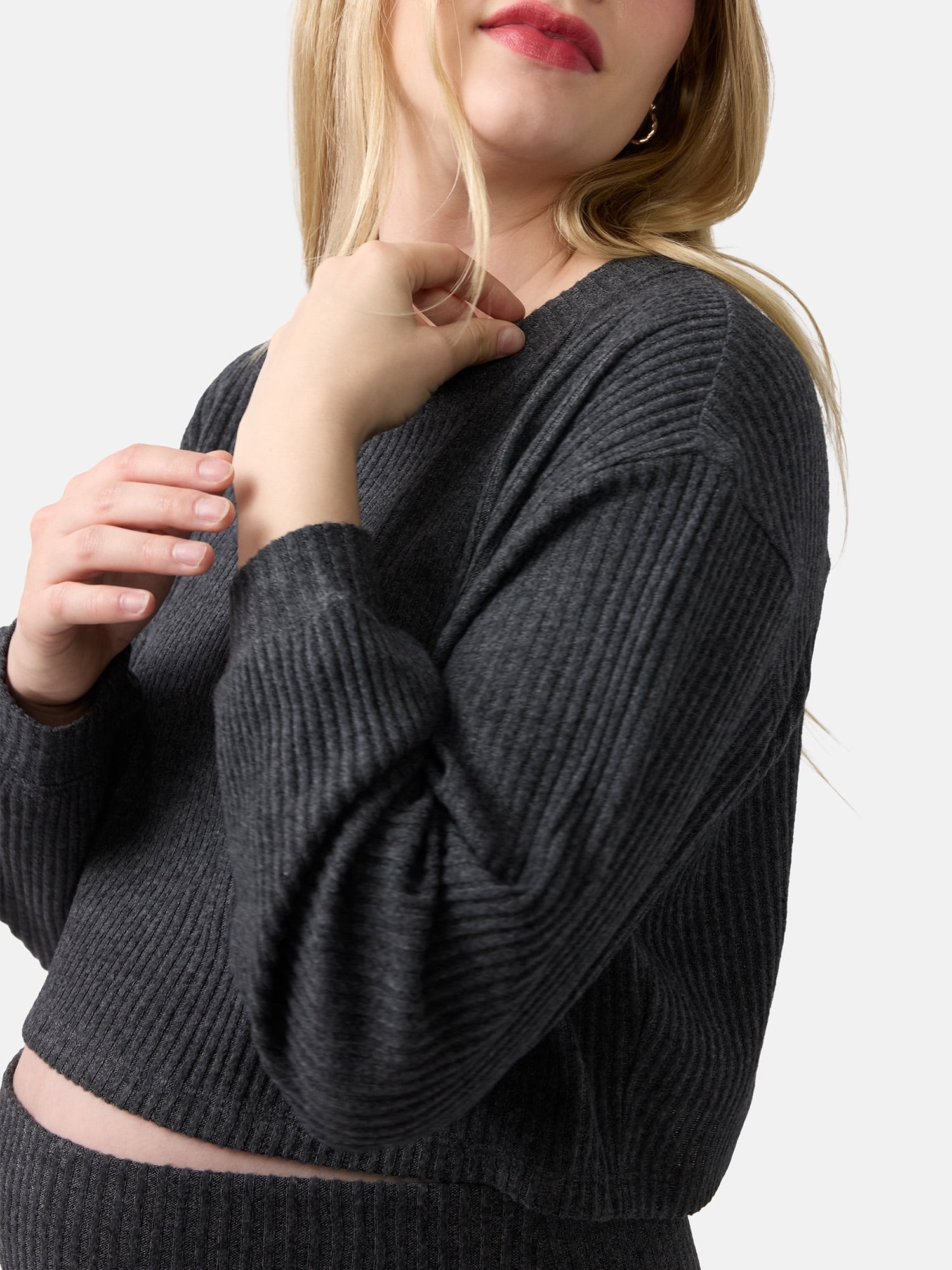 Ingrid & Isabel For Every Belly Women's Maternity Ribbed Top, Sizes S-XXL