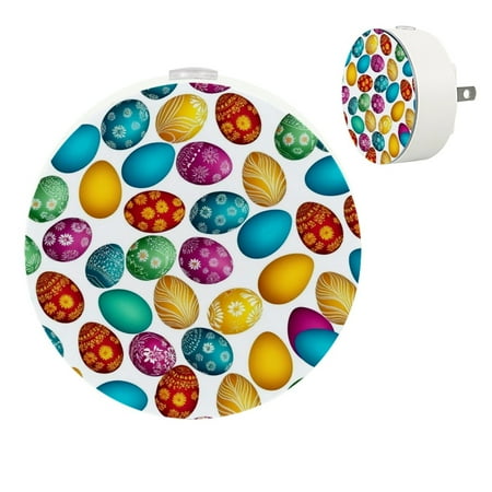 

YZUOUZY Night Light Bedroom Lamp Small Lamps Set of 2 Easter Eggs White Background