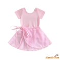 thumbnail image 1 of * Leotardos De Ballet Para Niñas De 2 A 10 Años , Traje De Baile De Cuello Redondo De Manga Corta Con Falda Extraíble, 1 of 4