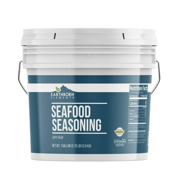 Earthborn Elements Seafood Seasoning, 1 Gallon, Bay Herb & Spice Blend, Bulk Size
