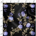 thumbnail image 2 of Soimoi Poly Taffeta Black Fabric By the Yard - 56 Inch Wide - Leaves Print Fabric - Floral Elegant & Beautiful Patterns for and Home Decor Printed Fabric, 2 of 6