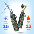 thumbnail image 2 of 29oz Insulated Water Bottle with Tea Infuser, Stainless Steel Travel Mug, Camouflage Print, 2 of 6