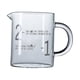 thumbnail image 4 of Cafetera Tetera de vidrio de borosilicato Servidor de café de leche Jarra de vidrio Práctica tetera de gran capacidad de 450 ml Jarra de vidrio con graduación Macarena cafetera, 4 of 8