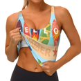 thumbnail image 3 of Fuzoiu Hello Summer3 Print Women's Sports Vest,U-Back Sports Tank,Gym Vests,Athletic Sleeveless Shirts,Exercise Undershirts,Yoga, Gym, and Dance Wear-XX-Large, 3 of 8