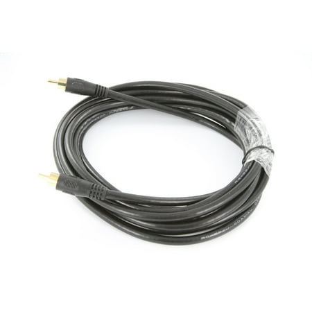 - NavePoint 1-RCA Male to 1-RCA Male Audio Video Component Cable for HDTV, DVD, VCR, DVR 12 Ft