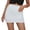 White, variant on Womens Mini Skirts White High Waist Bodycon Skirt with Shorts Underneath