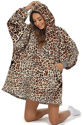 Wearable Blanket Hoodie for Women and 