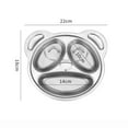 thumbnail image 1 of Kid Feeding Mat Baby Stainless Steel Bowl Compartment Container Storage Tray Food Dinner Trays Food Container 03, 1 of 6