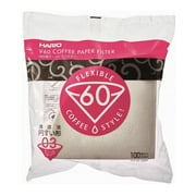 Hario V60 Size 03 Paper Coffee Filters (White, 100-Pack)