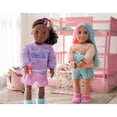 thumbnail image 5 of Dreams for Two Pink Bunk Bed Accessory Set for 18-Inch Dolls, Includes Mattresses, Pillows & Blankets, 5 of 8