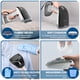 thumbnail image 3 of Plancha cerámica Iron Steamer NTAYDZSW de 1800 W, 300 ml, 120 V, color blanco, 3 of 9