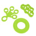 thumbnail image 4 of Finger Training Resistance Belt Finger Pull Ring Hand Strength Trainer Ring ExpanderGreen, 4 of 10