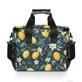 thumbnail image 7 of FORMRS Insulated Cooler Bag 24 Cans Capacity Soft Leakproof Lunch Box with Side Pockets, Blue Floral Lemons, 7 of 7
