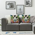thumbnail image 3 of COMIO Easter Pillow Covers Decorative Easter Bunny Eggs Pillow Covers Spring Decorations for Living Room Sofa Couch Bed Patio Indoor Outdoor Happy Easter Home Decor&nbsp;2pc, 3 of 6