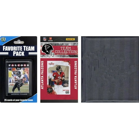 - C&I Collectables NFL Atlanta Falcons Licensed 2010 Score Team Set and Favorite Player Trading Card Pack Plus Storage Album