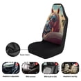 thumbnail image 7 of XYZCANDO Fun Front Car Seat Covers featuring Cool Horse Design - Breathable Waterproof Protective Set For Vehicles, 7 of 7