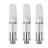 510 Cartridge Empty Easy to Fill Storage Tubes for Liquids Lab Test Tubes-Easy to Fill with Syringe 1ML 3pcs (White)