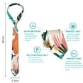 thumbnail image 6 of Tropical Flower Tie & Polyester Tie Option: Leaves Design Necktie, Stylish for Summer Events, 6 of 6