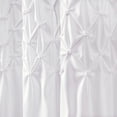 thumbnail image 3 of Lush Decor Bayview Textured Shower Curtain, 72x72, Bleach White, Single, 3 of 7