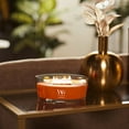 thumbnail image 2 of WoodWick Scented Ellipse Candle, Crackles as it Burns, Pumpkin Praline, 16oz, 2 of 6