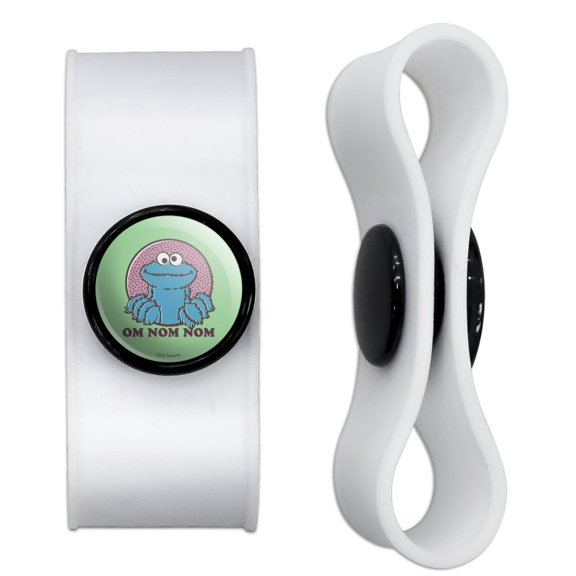 Sesame Street Cookie Monster Om Nom Nom Headphone Earbud Cord Wrap - Charging Cable Manager - Wire Organizer Set of 2