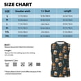 thumbnail image 6 of Pofeuu Cigar Print Men's Muscle T-Shirt, Sleeveless, Muscle Tank, Classic Muscle Tee Top For Men Casual Sleeveless Muscle T-Shirt Trendy Clothes-Small, 6 of 7