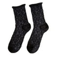 thumbnail image 3 of Dyfzdhu Women New Socks Rolled Edge National Wind Tube Socks Japanese Retro Socks, 3 of 3