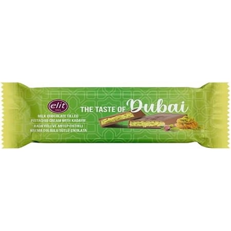 Elit Milk Chocolate Filled with Pistachio Cream & Kadayif 30g