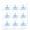 Clear, variant on Real Madrid FC 100% Madridista Planner Calendar Scrapbooking Crafting Stickers - 50 1" Opaque Stickers