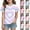 b-225Light Blue1150, variant on T-Shirts Girls Summer Short Sleeve Heart Print Tee Color Gradient Casual Round Neck Shirt For Girls Trendy Tops