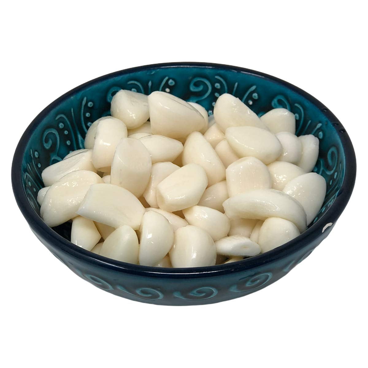 Lara’s Pickled Crunchy Garlic Cloves in Jar (4 Pack, 16 oz each)