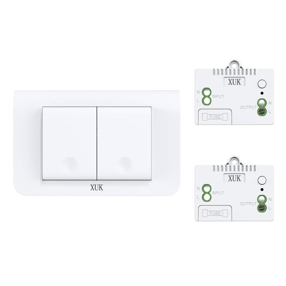 Kit de interruptor inalámbrico de luz autoalimentado e impermeable XUK