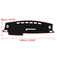 thumbnail image 2 of Almohadilla Antideslizante para Tablero Unique Bargains Negro para 2013-2018 Toyota Rav4, 2 of 4