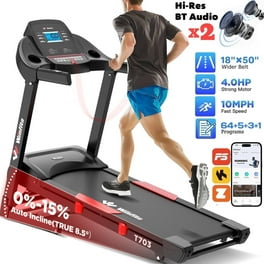 Sunny Health Fitness SF-T4400 Treadmill with Built-in Workout