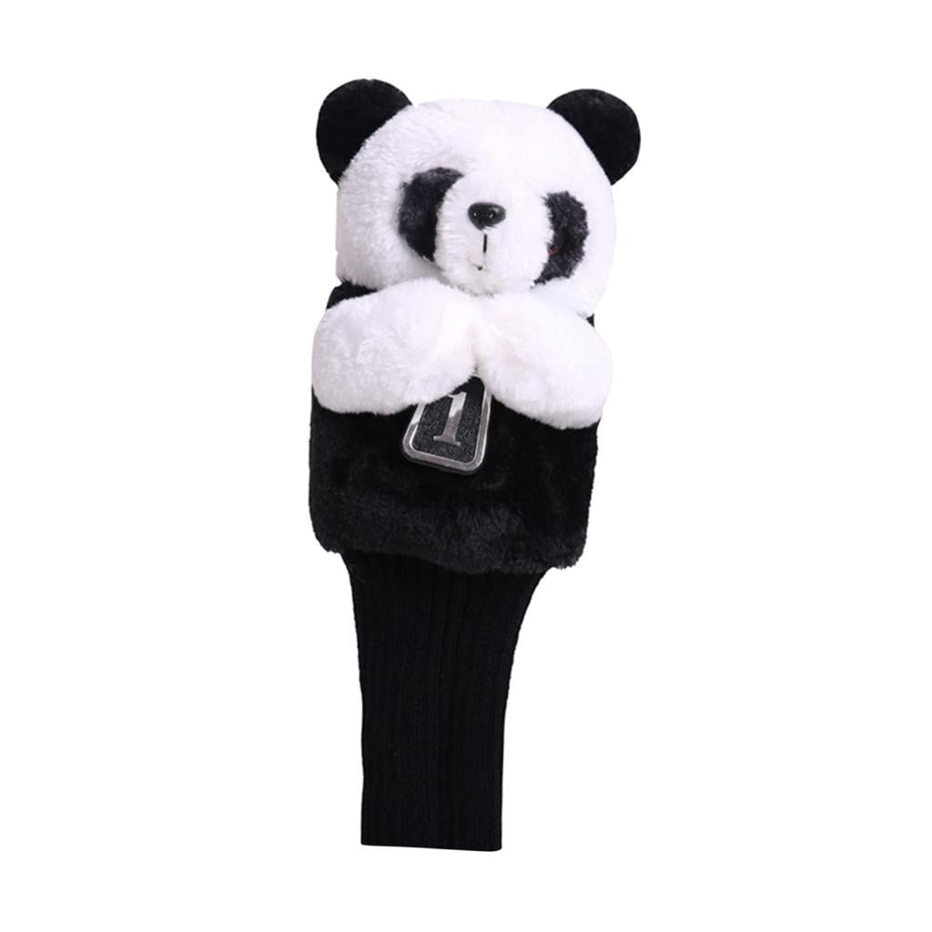 harayaa Baosity Golf Club Head Cover Panda Shaped Protective Driver Animal Headcover for